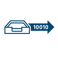 Icon Digitalisierung von Eingangspost